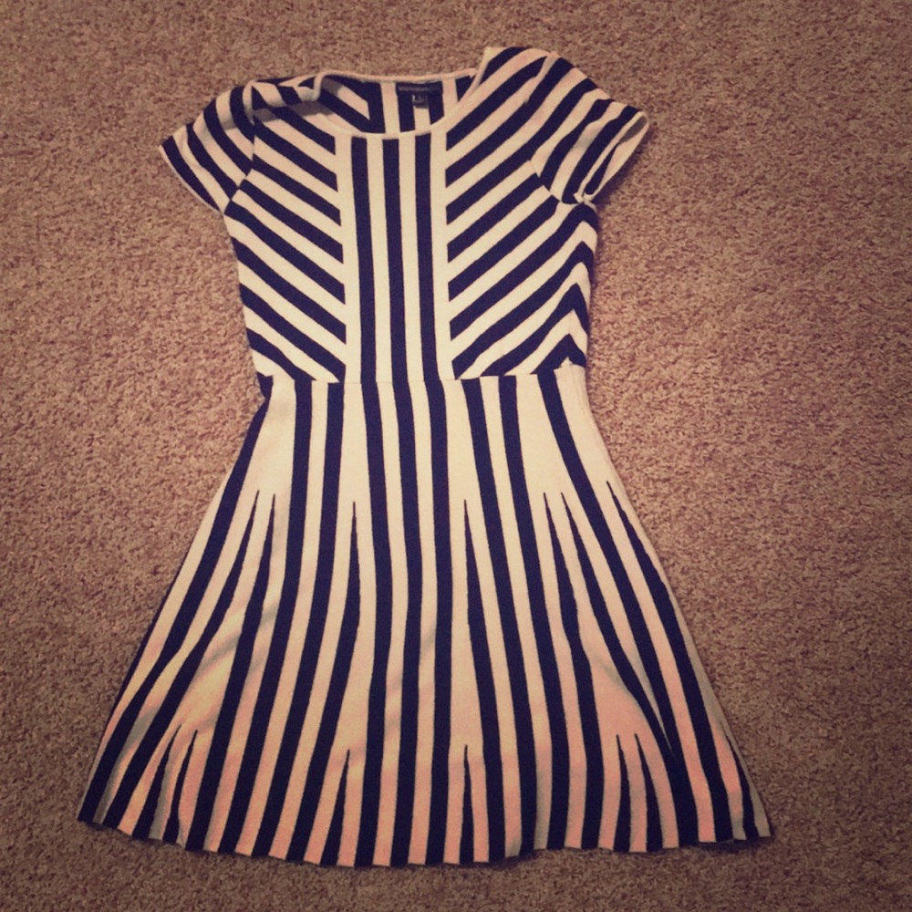 Sequin hearts girls stripes dress